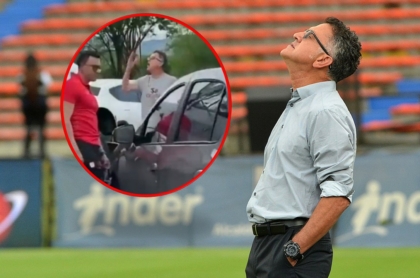 Video de Juan Carlos Osorio en accidente de tránsito en el que se baja a pelear.