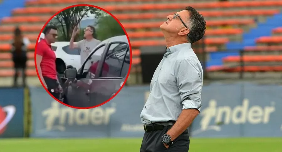 Video de Juan Carlos Osorio en accidente de tránsito en el que se baja a pelear.