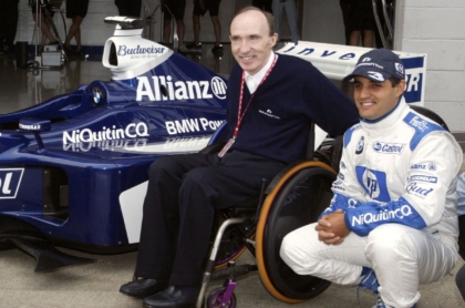 Frank Williams y Juan Pablo Montoya, en 2003.
