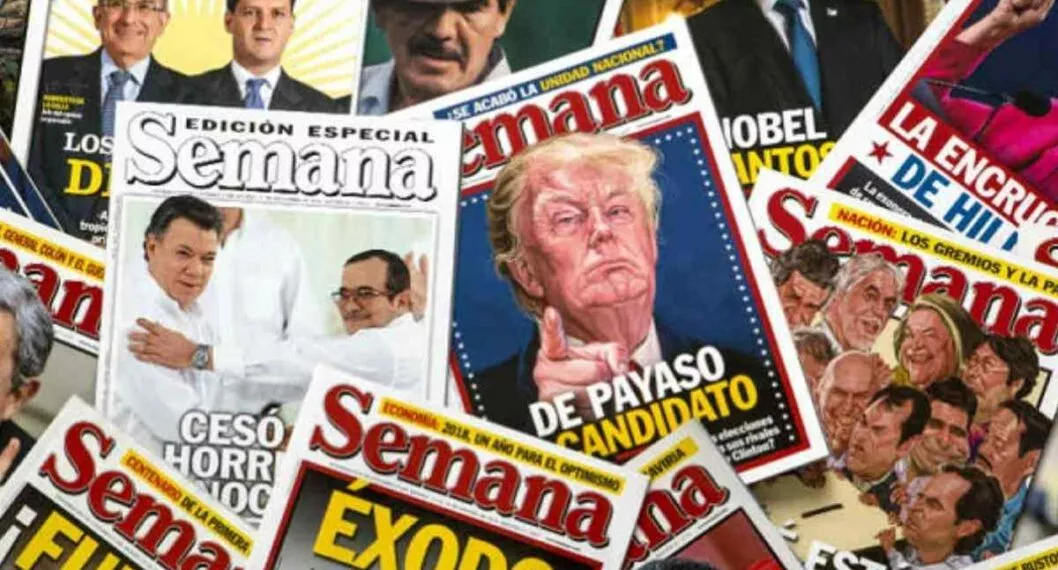 Foto de publicaciones de Revista Semana, en nota de qué denunció sobre imagen y pánico económico y qué dijo Fiscalía.