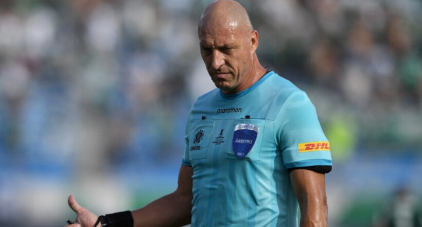 Néstor Pitana, durante la final de Copa Libertadores.