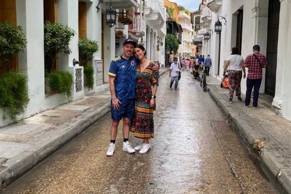 David y Marcela en Cartagena/ Cortesía para Pulzo