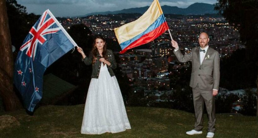 Foto de Marcela y David, en nota de hombre de Nueva Zelanda contó desde Suba su historia de amor y qué opina de Colombia.