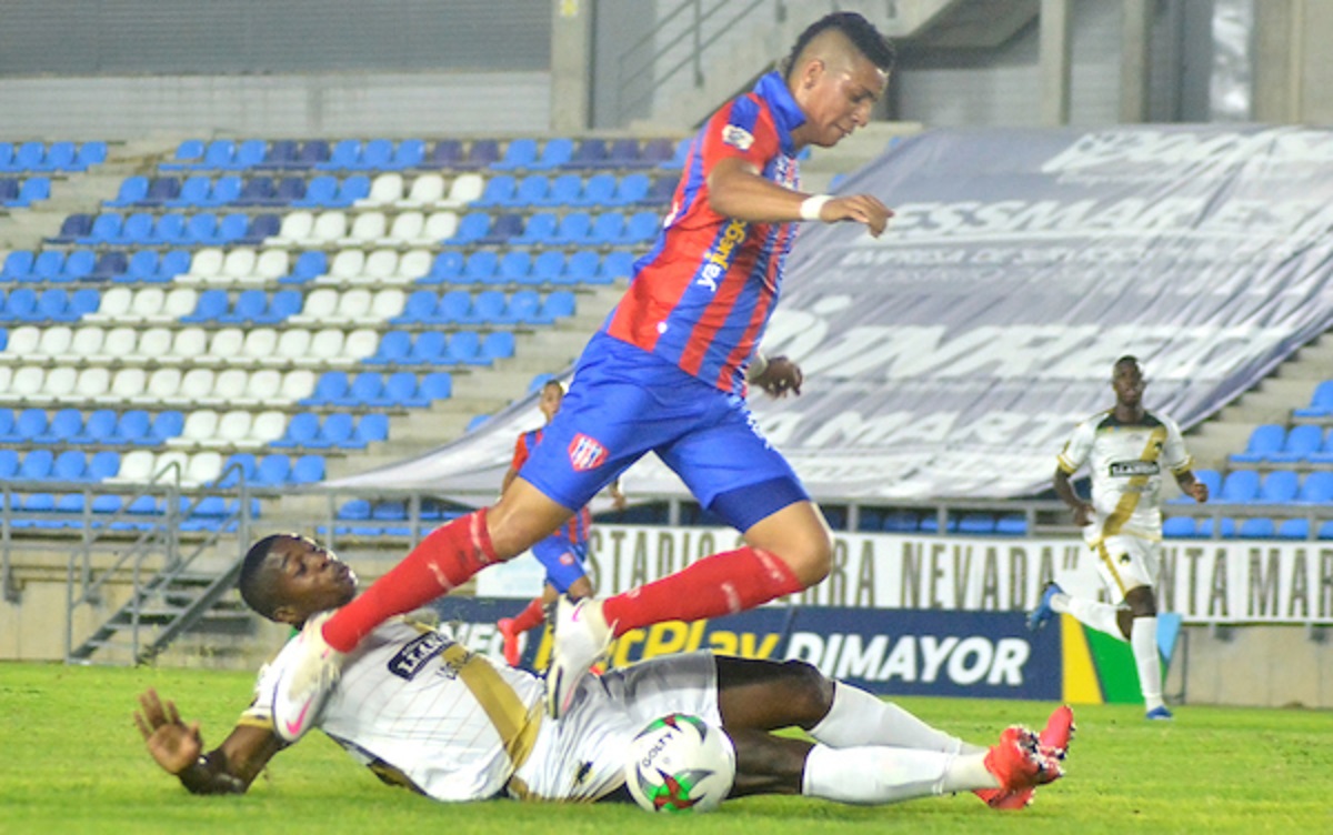 Jugadores de Unión Magdalena y Llaneros