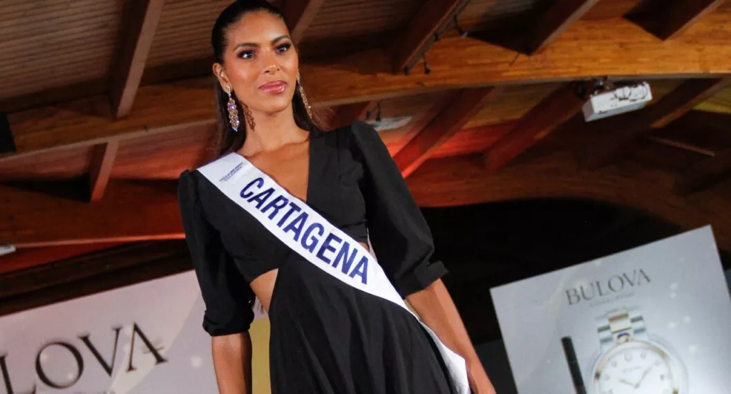 Valeria Ayos, Miss Universe Colombia, ilustra nota sobre el horario de Miss Universe