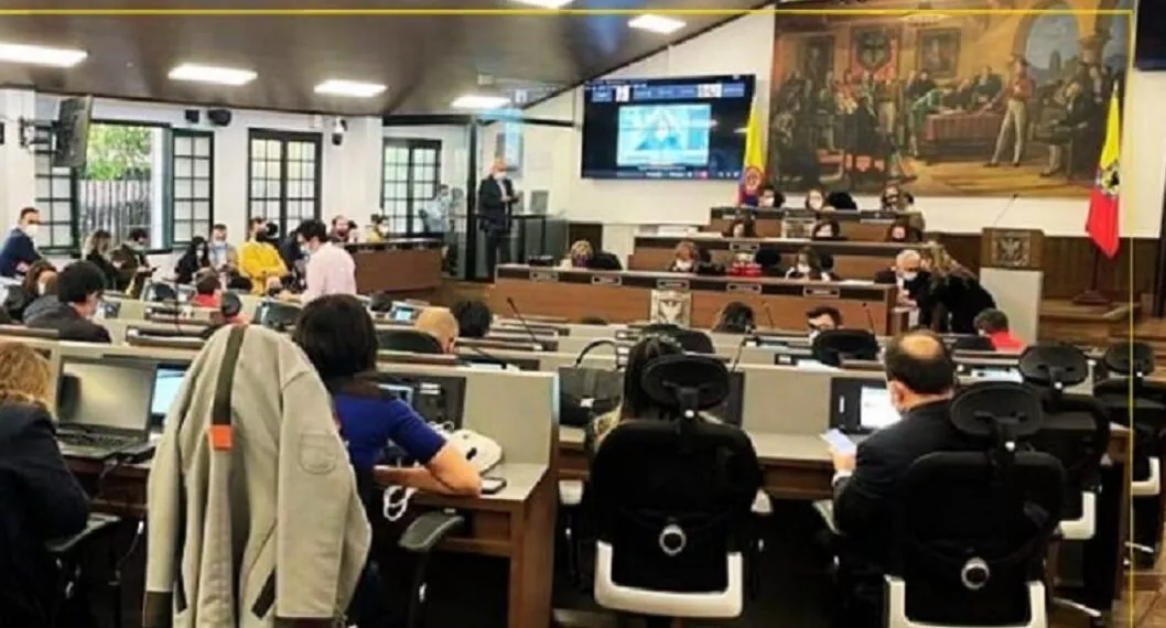 Plenaria en el Concejo de Bogotá