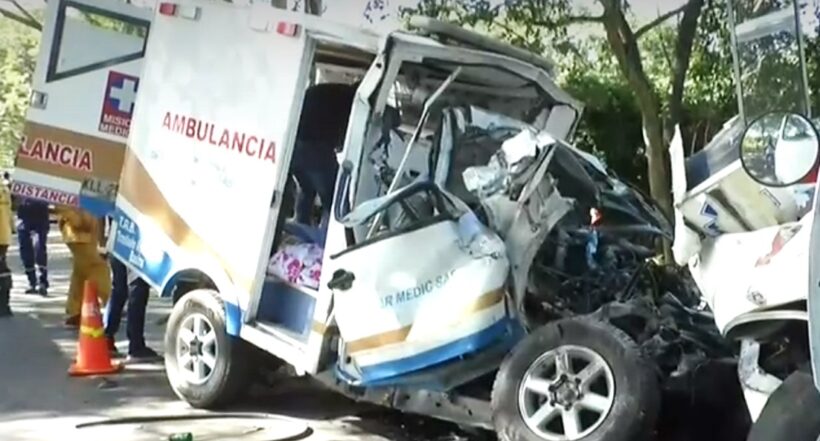 Accidente de ambulancia en el Cesar; dejó 4 muertos, entre ellos una niña y su mamá.