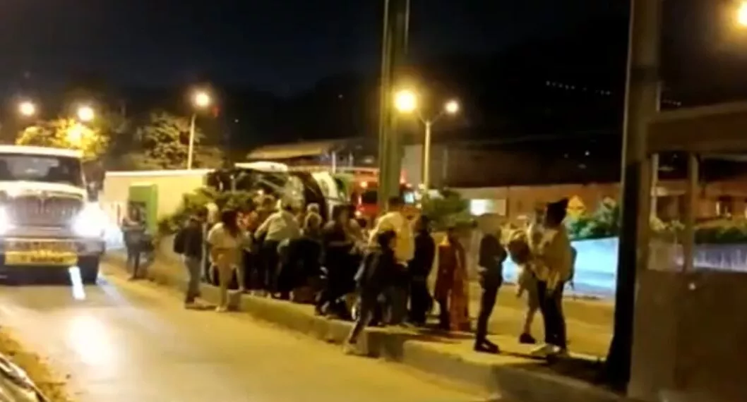 Imagen del accidente en Antioquia; accidente de bus deja 36 heridos en municipio de Bello