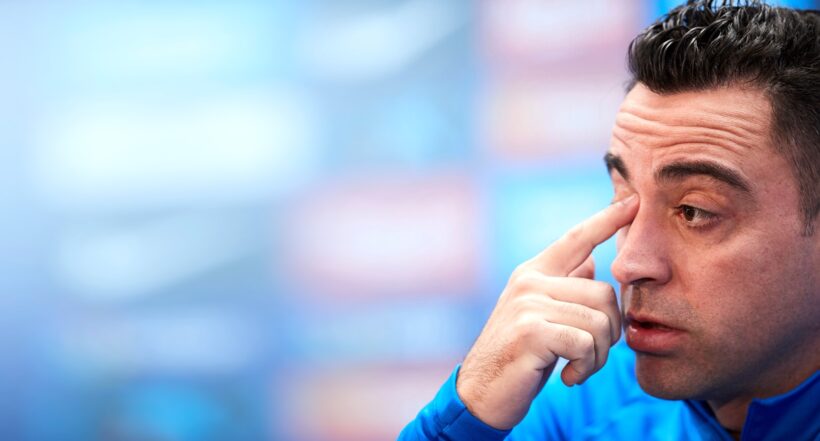 Xavi Hernández, técnico del Barcelona de España temeroso del Napoli en Europa League, que tuvo sorteo.