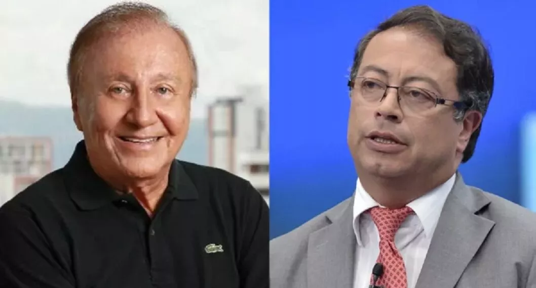 Rodolfo Hernández y Gustavo Petro, quienes lideran reciente encuesta de intención de voto para las elecciones presidenciales