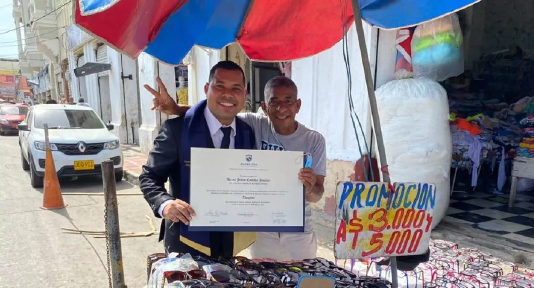 Video de joven reciclador que dedica grado a su papá, en Barranquilla