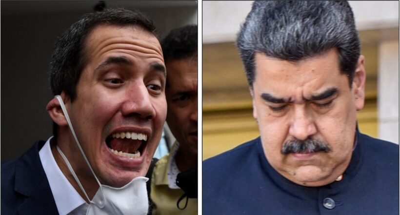 Juan Guaidó y Nicolás Maduro