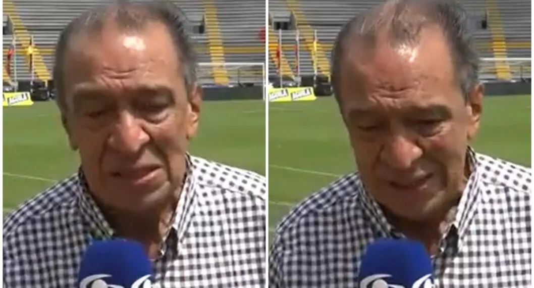 Video en el que Gabriel Camargo, dueño del Tolima, llora previo a la final de la Liga BetPlay contra Cali.