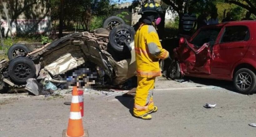 Foto de accidente de tránsito en La Guajira, en nota de accidente de tránsito en La Guajira, cuántos muertos hubo, dónde sucedió.