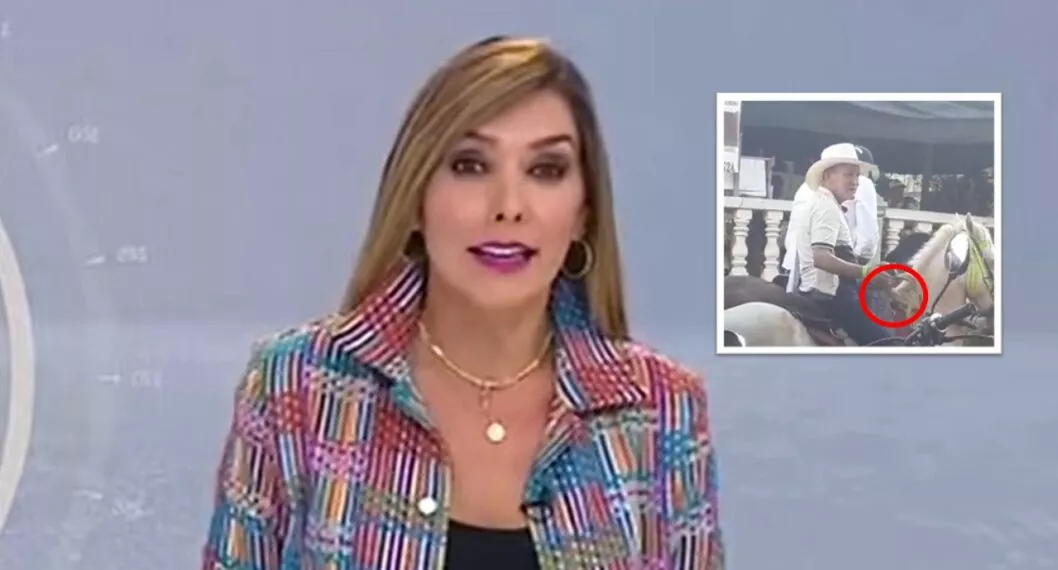Mónica Rodríguez insultó a hombre que usó taser contra caballo en Tolima