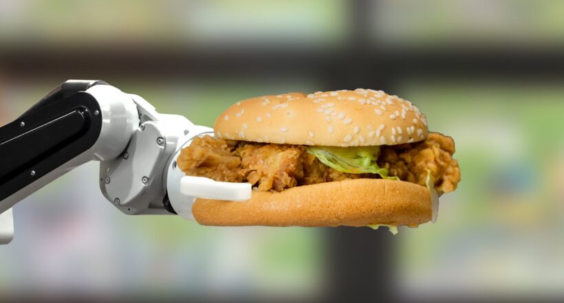 Imagen de comida que ilustra nota; En Israel, un restaurante vende hamburguesas hechas por robots