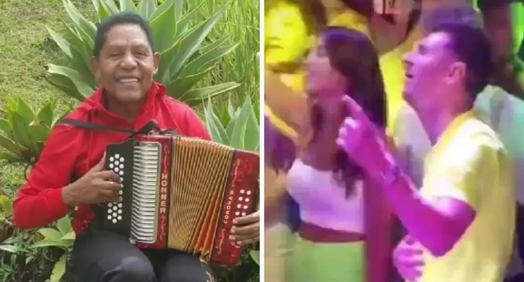 Lionel Messi cantando el vallenato colombiano 'Olvídala' y acordeonero del Binomio de Oro