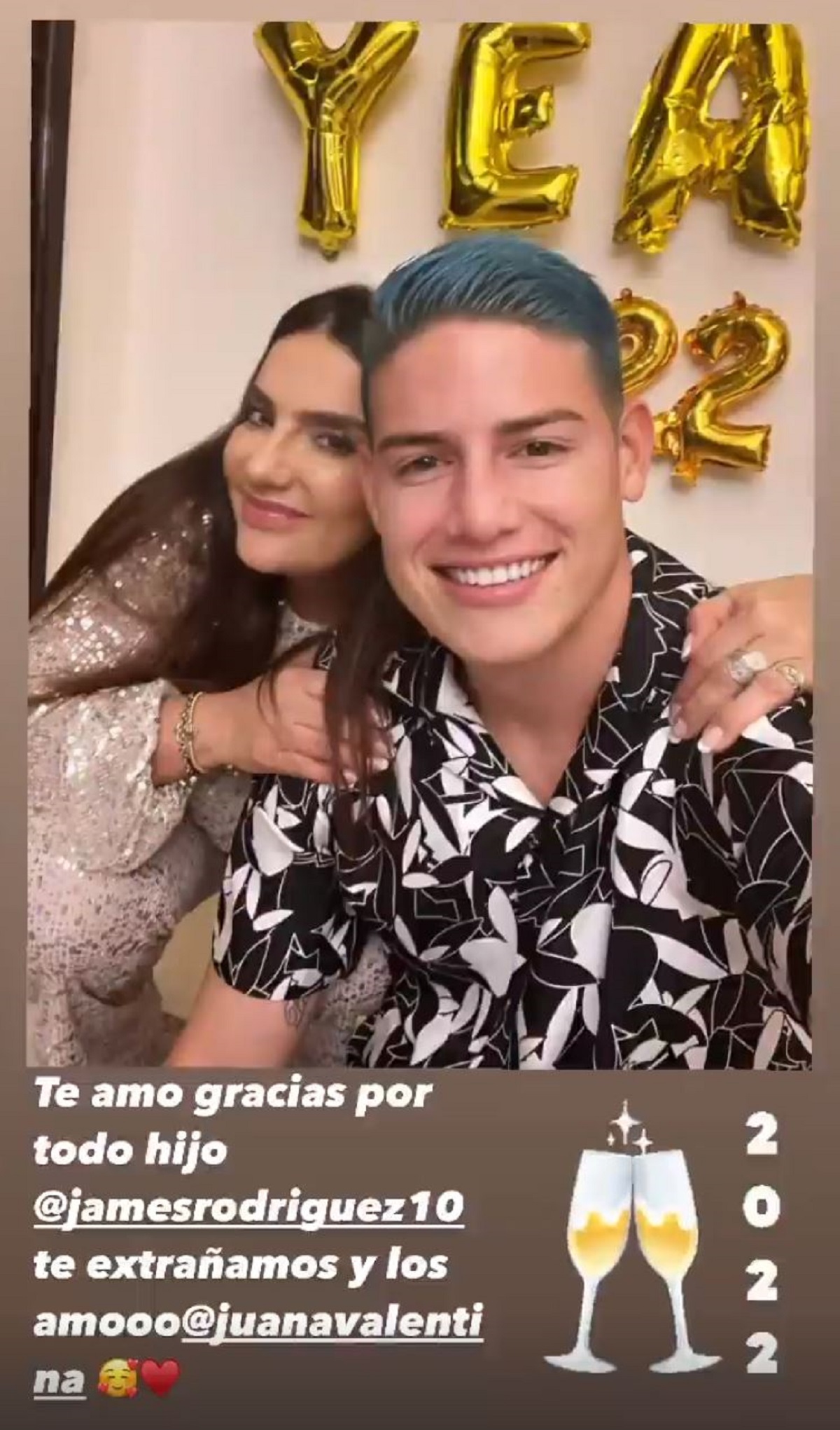 Instagram @Marjajua14 / Pilar Rubio y James Rodríguez