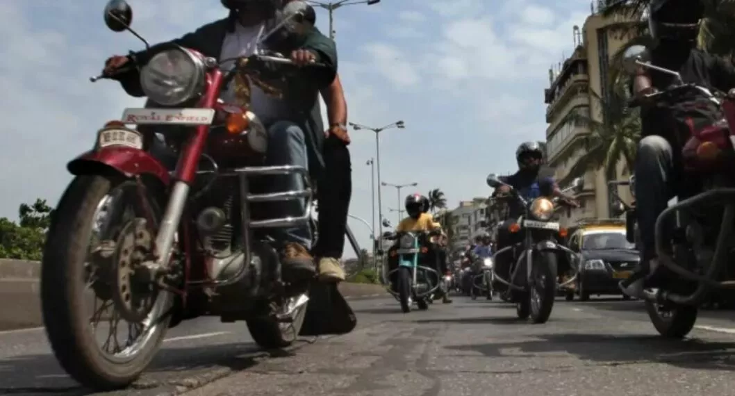 Imagen ilustrativa de motos en Bogotá.