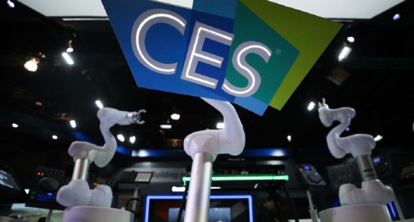 Imagen de CES que ilustra nota; CES 2022 Las Vegas novedades de Samsung, Intel y más tecnología