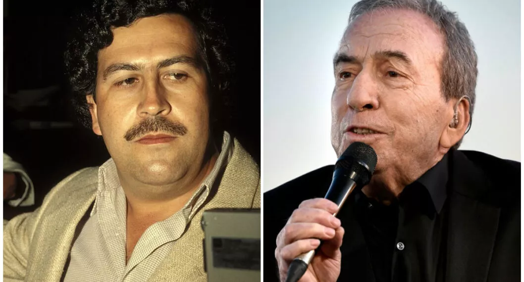 Foto de Pablo Escobar y José Luis Perales  en nota sobre anécdota en fiesta de narcos donde lo obligó a cantar 15 veces ¿Y cómo es él?