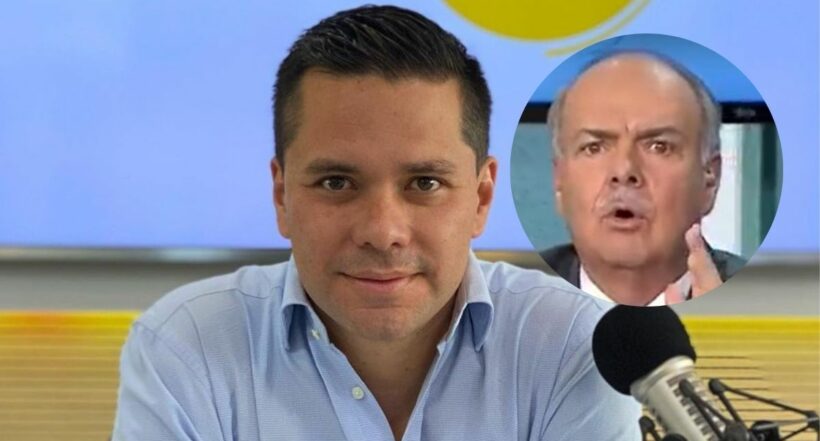 Foto de Luis Carlos Vélez e Iván Mejía, en nota de qué dijo el periodista de La FM del comentarista deportivo.