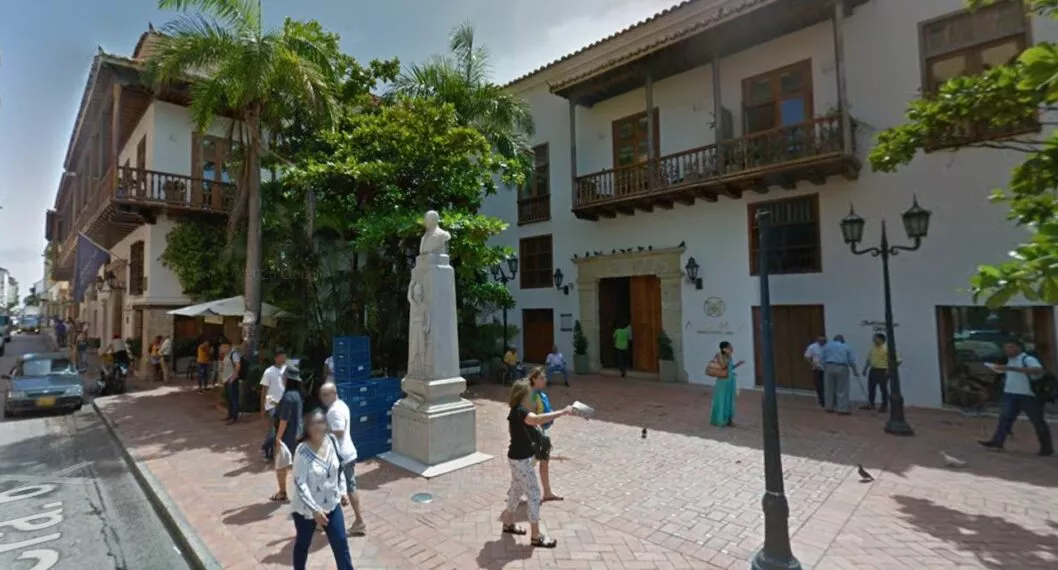 Lugar en el que queda ubicado el restaurante Alma, en el lujoso hotel San Agustín, en Cartagena.