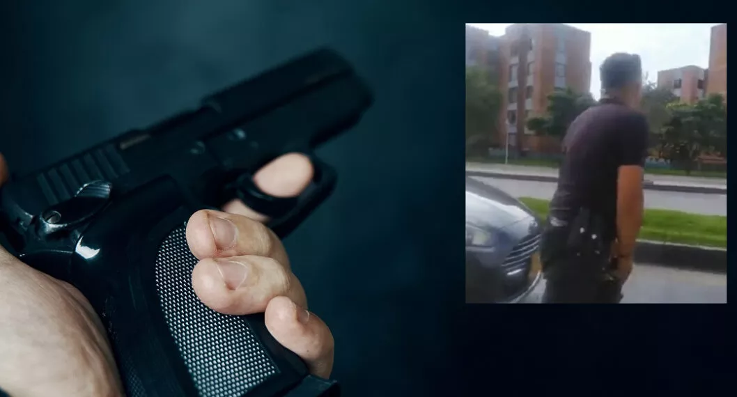 Imagen de arma que ilustra nota; Video de conductor que coge a bala a limpiavidrios en Bogotá (sur)