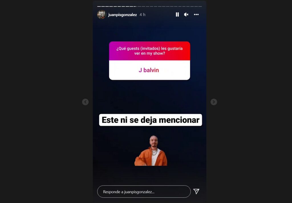 Instagram: @ juanpisgonzalez