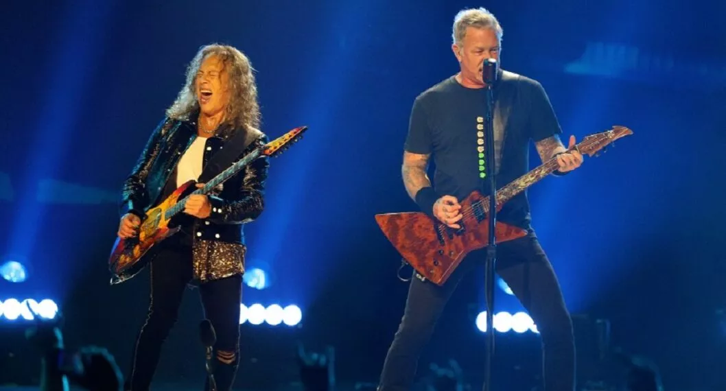 Metallica en concierto. 