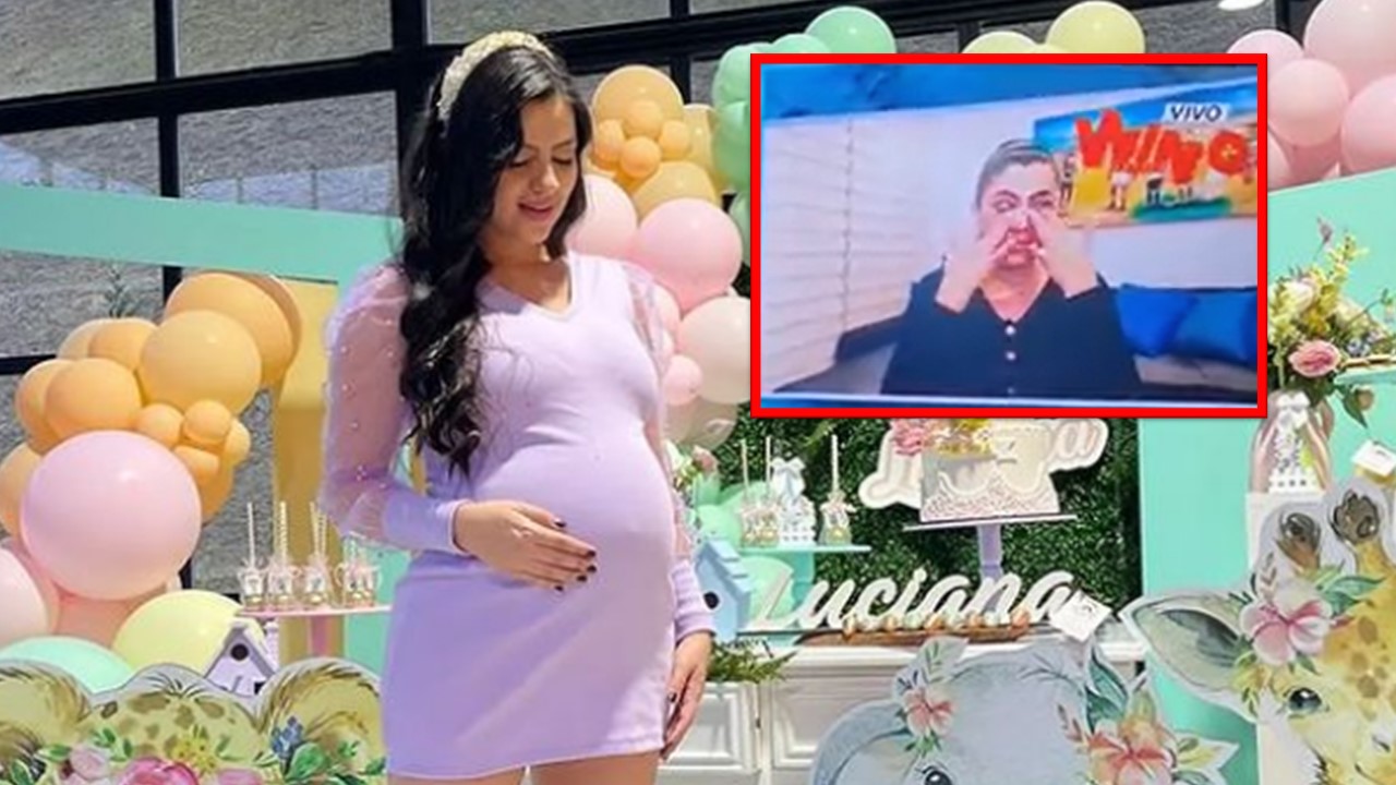 Video de Sheyla García llorando en Win Sports por decisión estando embarazada y a pocas semanas de tener su hija.