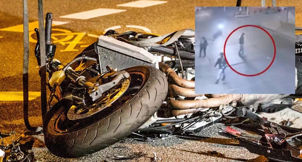 En Bogotá, moto arrolla a un ciudadano y se vuela sin ayudarlo