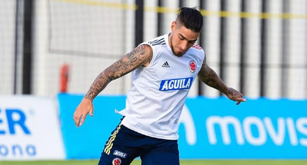 Cristian Arango, quien dio positivo para COVID-19 y no jugará amistoso de la Selección Colombia contra Honduras.