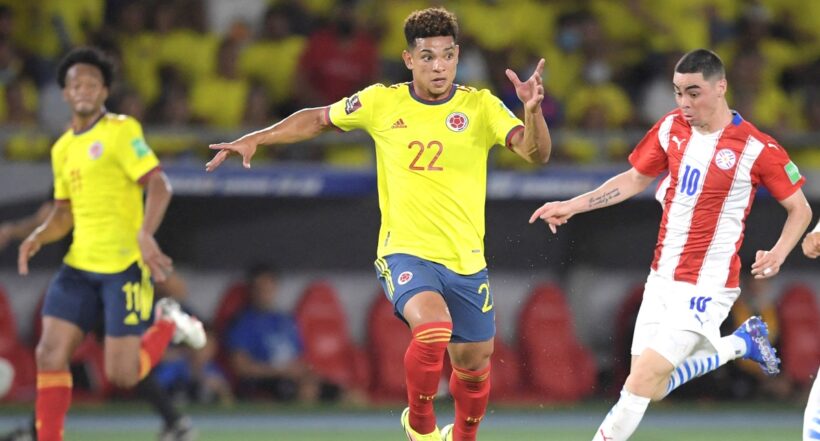 Diego Valoyes, que debutó con Colombia y ahora será venta récord de Talleres a Arabia