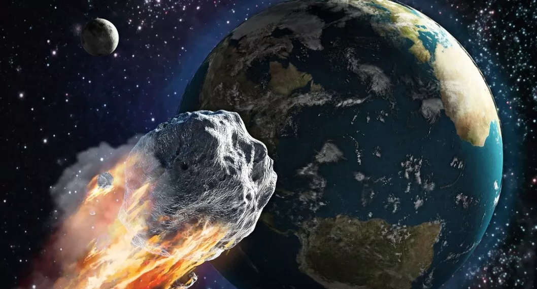 Asteroide cerca de la Tierra ilustra nota sobre que uno pasará muy cerca del planeta en pocos días