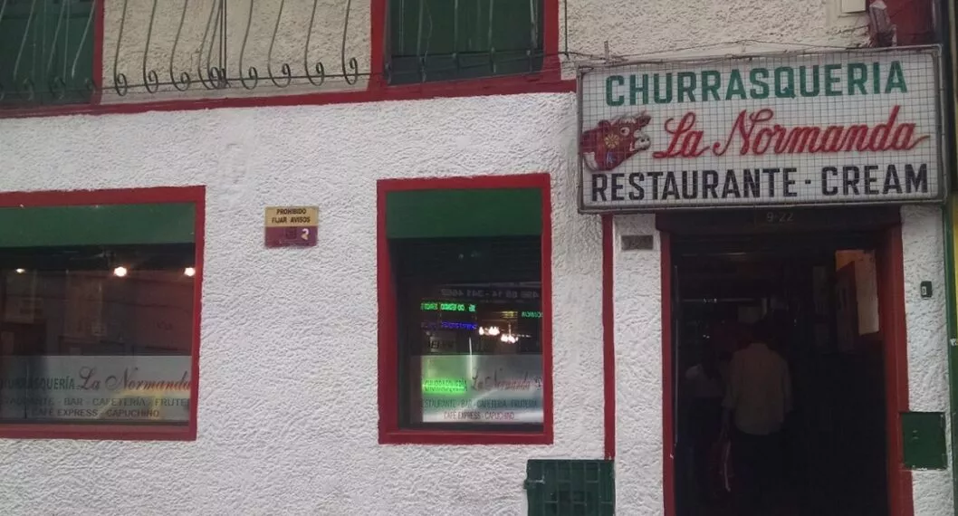 Imagen del Restaurante La Normanda Bogotá (centro), que cierra por crisis económica
