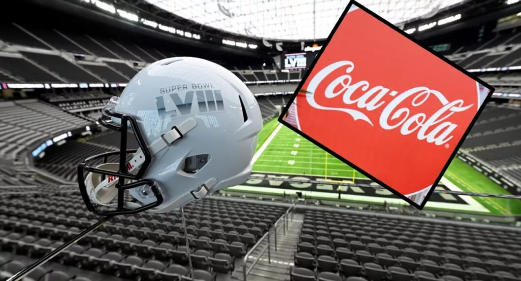 Imagen de estadio con l ogo de Coca-Cola ilustra artículo Coca-Cola se le vuelve a perder al Super Bowl