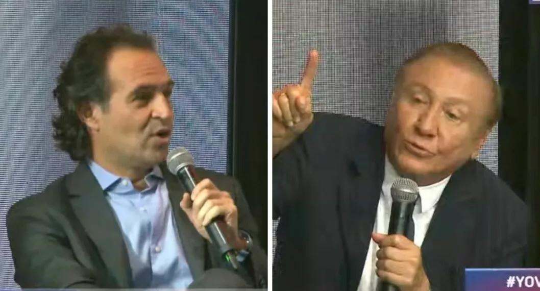 Pelea entre Rodolfo Hernández y Federico Gutiérrez en debate presidencial hoy