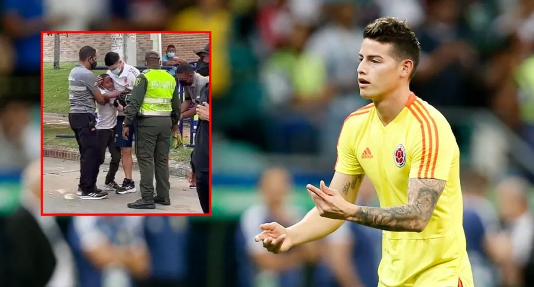 Video: niños burlan seguridad de Selección Colombia y llegan a James Rodríguez
