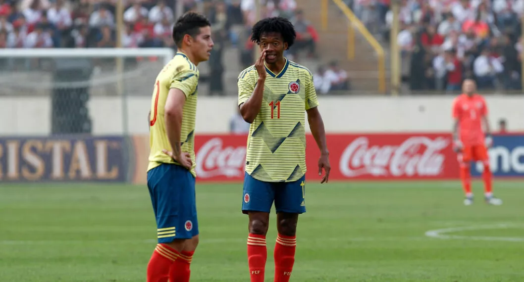 Jugadores que serían titulares con la Selección Colombia en el partido contra Perú