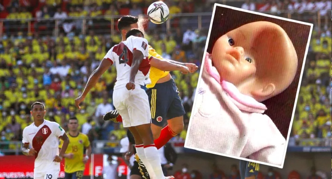 Meme para Gianluca Lapadula, de Perú, por golpe ante la Selección Colombia en Barranquilla.