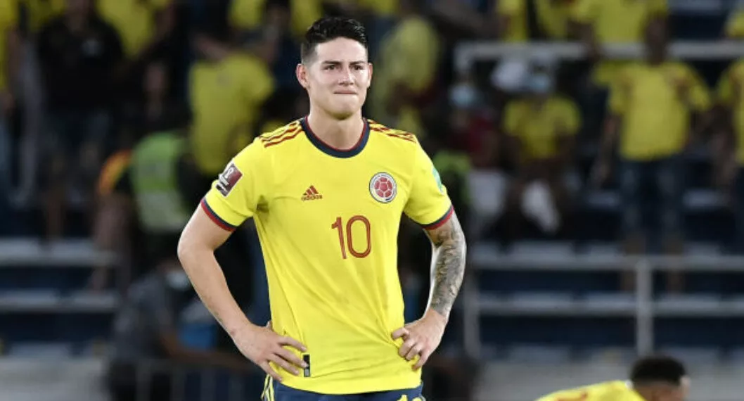 Video en el que James Rodríguez les responde a los hinchas de Colombia por chiflidos al final de partido contra Perú.