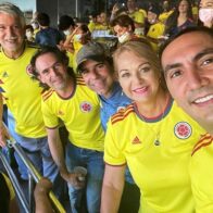 Candidatos que fueron a partido Selección Colombia vs. Perú y que fueron criticados por Iván Mejía.
