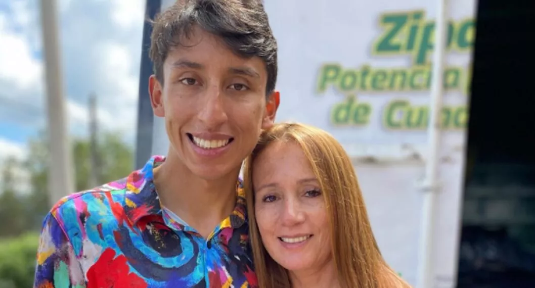 El ciclista colombiano Egan Bernal le envió rosas a su madre Flor Marina Gómez desde la clínica en la que se encuentra recluido tras accidentarse.