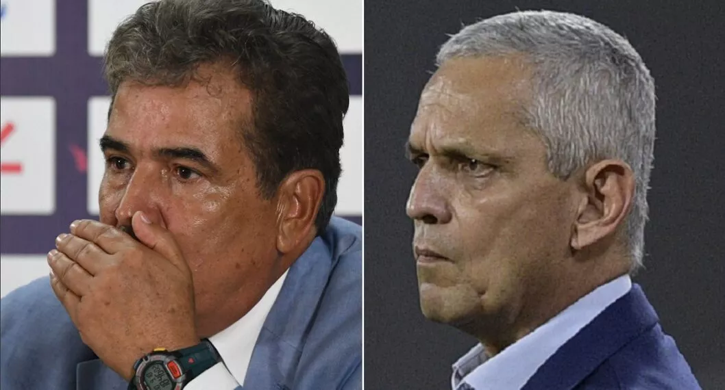 Jorge Luis Pinto y Reinaldo Rueda, a propósito de que el técnico de norte de Santander dijo si reemplazará a 'Rei' en la Selección Colombia ahora (fotomontaje Pulzo).