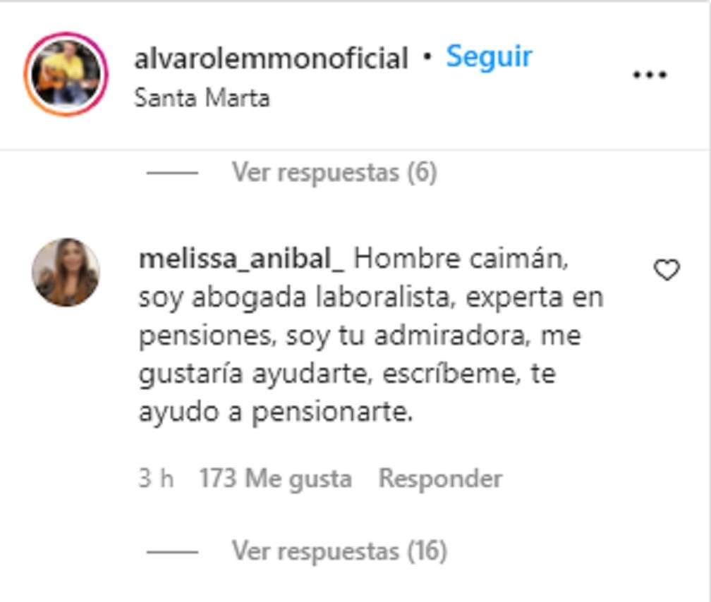Instagram @alvarolemmonoficial