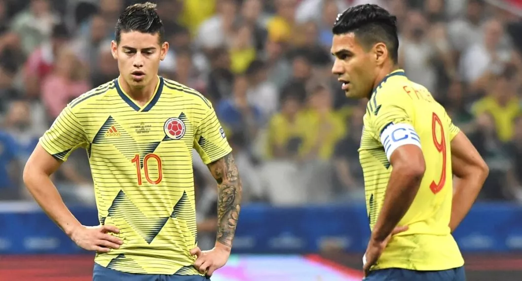 James y Falcao, que se habrían peleado en la Selección Colombia, según Esteban Jaramillo.