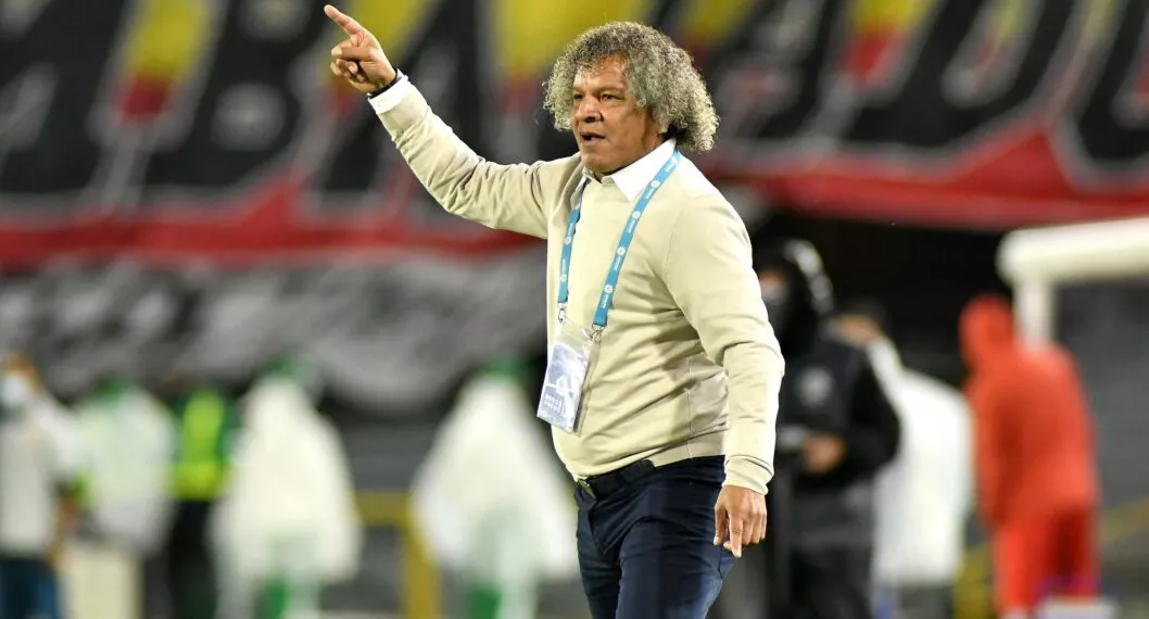 Alberto Gamero, técnico de Millonarios que no se preocupa por la falta de gol de su equipo.