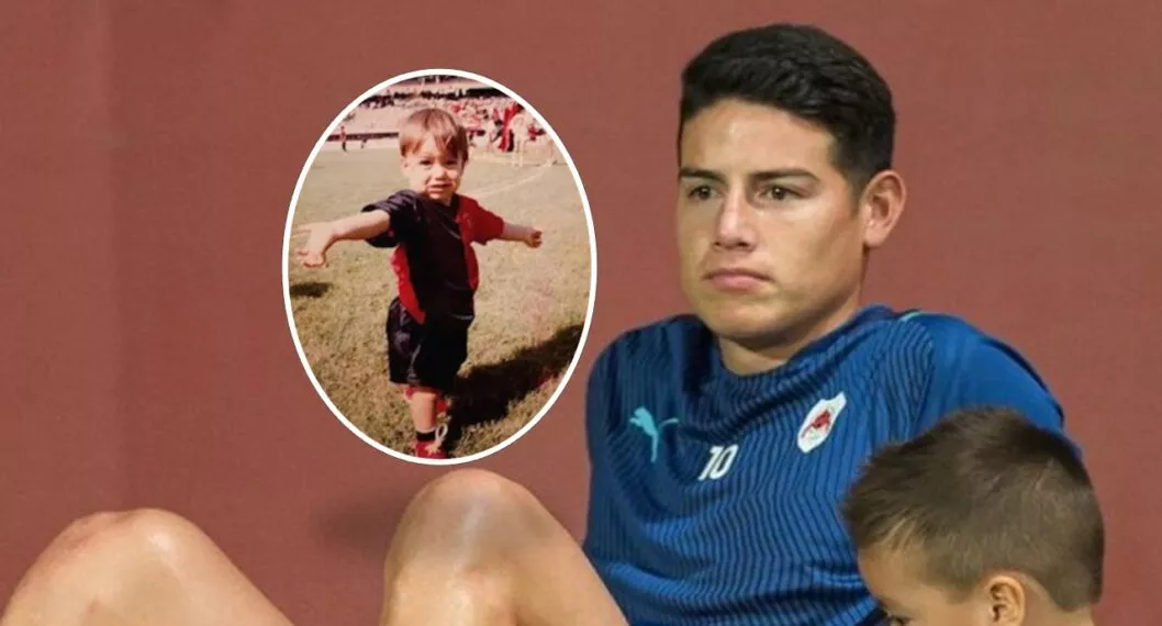 Fotos de James Rodríguez y su hijo Samuel: cómo se parecen a la misma edad.