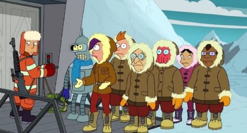 Imagen de Futurama a propósito de los nuevos episodios que saldrán en 2023